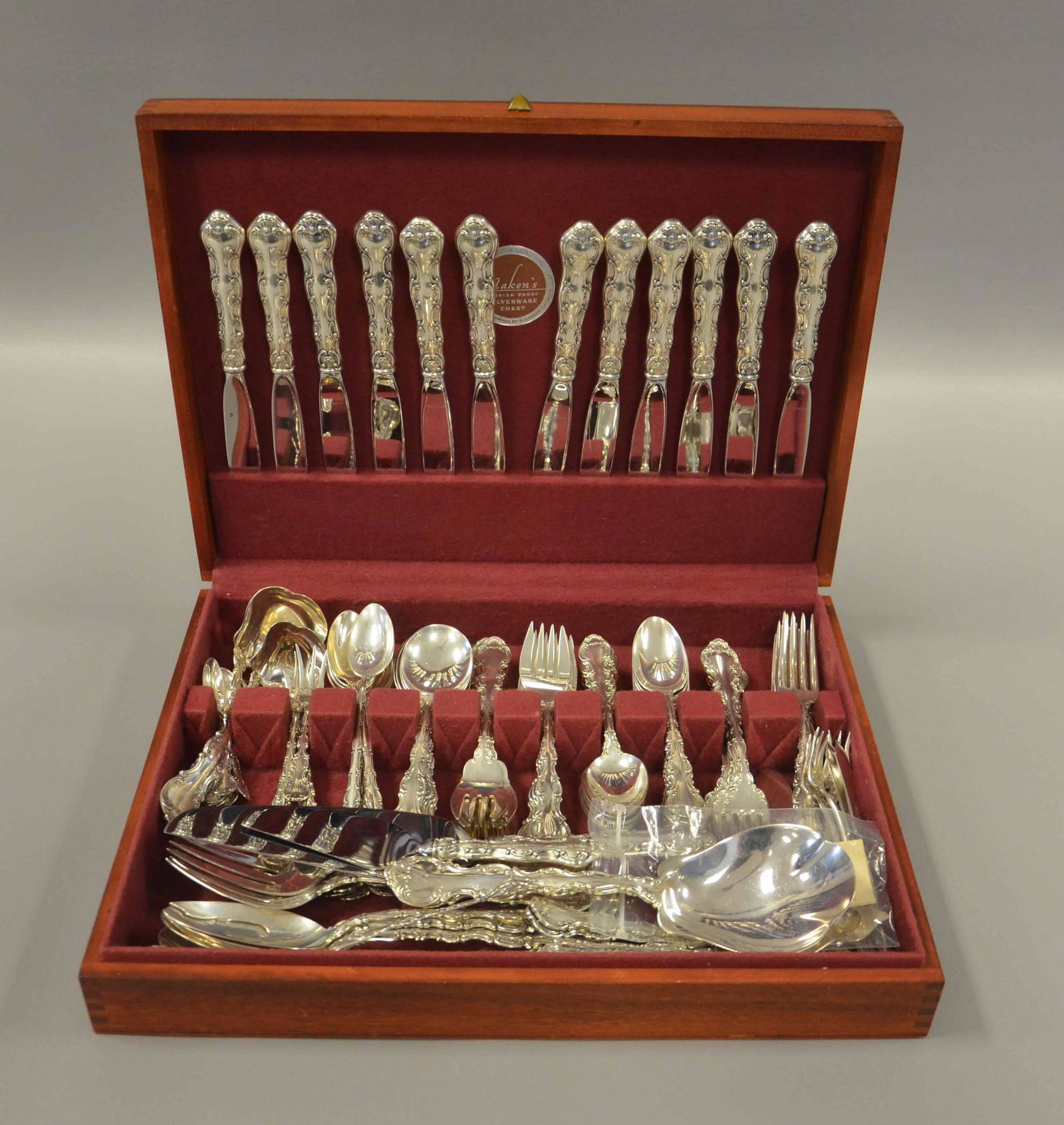 GORHAM STRASBOURG STERLING SILVER LUNCHEON FORK NO MONOGRAM 7/"